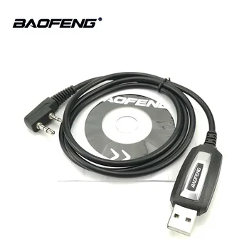 1/2tk Baofeng TK Port USB Programming Cable CD Draiver Baofeng UV-5R 888S UV-5RE UV-82 F8+ Walkie Talkie 10 KM kahesuunaline Raadio