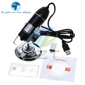 1000X HD digitaalne USB mikroskoop elektroonilise mikroskoobi Kaamera video microscopeUSB Luup +kalibreerimine valitseja 8 LED tuled