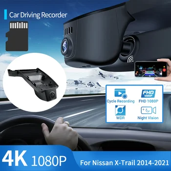 1080P Wifi Auto Sõidu Salvestaja Lihtne Paigaldada Car DVR videosalvesti Kriips Kaamera Nissan X-Trail XTrail Petturitest T32 2014~2021