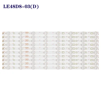 10tk LED Backlight baar PLE-4805FHD LE48A31 LED48D8800 4800M26 LT-48C570 LT-48M640 LE49D8-01(A) 30349008202