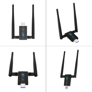 1300Mbps Usb3.0 Wifi Kaart Bluetooth-compatible5.0 Traadita Kaardi Wlan Saatja-Vastuvõtja Dual-band Drive-tasuta HXBE