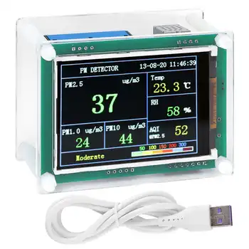 2.8 Kvaliteedi Tester LCD Ekraan PM2.5 Detektor Luure Keskkond Monitor USB Powered Kodu või Auto