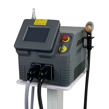 2 in 1 808 diood Laser alaline karvade eemaldamise q-switched nd-yag kaasaskantav picosecond laseriga tattoo eemaldamise masin