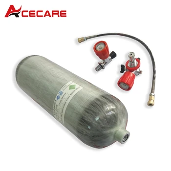 ACECARE 6.8 L Suru High Pressure Carbon Fiber Silindri DOT Sertifitseeritud 300Bar 4500Psi Laeva USA-st Otse