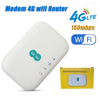 Alcatel EE71 4G Wifi Router 300Mbps 2150mAh Power Bank Micro Usb Modem 4g Sim-Kaardi Kaasaskantav Traadita Hotspot Tasku wifi