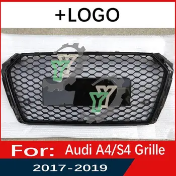 Audi A4/S4 2017 2018 2019 Auto esistange Iluvõre Keskus, Paneel Stiil Ülemine Grill (Muuta Jaoks RS4 stiilis)