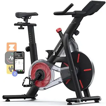 Bike, Bluetooth Statsionaarne Bike Kodu magnet Vastupidavus/Automaatne Vastupanu, Indoor Cycling Bike 330lbs/350lbs W