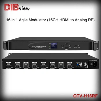 Dibview OTV-H16RF 16 1 HDMI ANALOOG RF Vilgas PAL BG NTSC MODULAATOR
