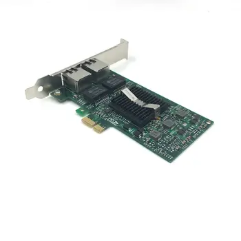 Dual Port PCI-E x1 1Gbps Intel 82576EB E1G42ET/EF E1G44ET Gigabit Server Adapter