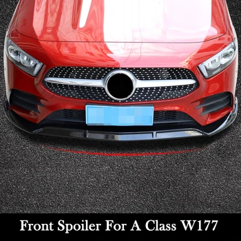 Esistange Lip Spoiler Lõhkujad Difuusor Keha Komplekt Carbon Fiber Puhul Mercedes Benz A-Klass Klass W177 A250 Line 4MATIC