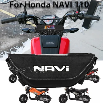 Honda NAVI 110 COLSRS NAVI110 Mootorratta lisavarustusena Veekindel Ja Tolmukindel Lenkstangi Ladustamise Kott navigatsiooni kott