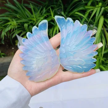 Hulgi-opaal tiiva angel wing nikerdamist kaunistused tervendav