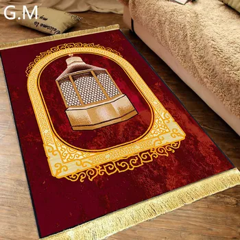 Luksus Kokkupandav Palve Matt Moslemi Vintage Kvaliteedi Motiivi Anti-Slip Tutid Palve Vaipa Islami Kingitus Ramadan Eid Jumalateenistuse Matid