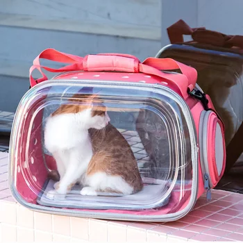 Läbipaistev Kosmoselaev Kass Kotis Kantavad Lemmiklooma Kott Ühe Õla Pet Kott