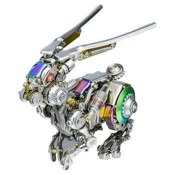 Metallist assamblee mudel mehaaniline küülik täpsusega diy assamblee mänguasi laste poiss sünnipäeva kingitus Rahvusvaheline Laste Päev