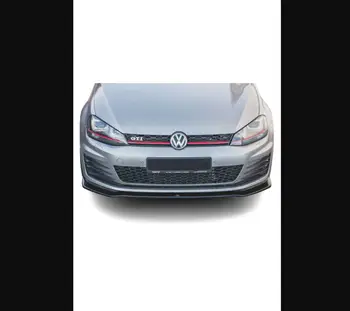 Näiteks Volkswagen Vw Golf 7 Gti (2012 - 2016) Maxton Stiilis Esi Lip (PLASTIKUST) - Kaitseraua Laiend Splitter Spoiler, Difuusor Auto