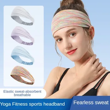 Solid Color Sport Jooga Peapael, Sweatwicking Bänd, Töötab Meeste Ja Naiste Jaoks, Fitness Venitada Bundle Headscarf