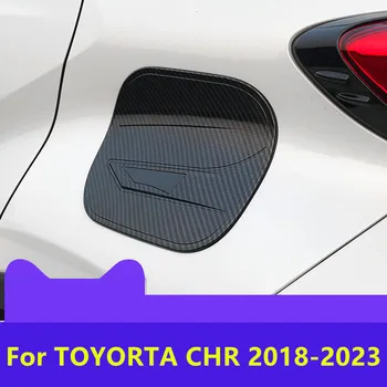 TOYOTA CHR 2018-2023 kütusepaagi kaas süsinikkiust muster välisilme kaunistamiseks, kütusepaagi plaaster muutmine osad