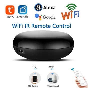 Wifi Universal Remote Control Tuya Intelligentne Ühendusega Seade Jagamine Mobiilne Telefon Lülitus Seade 360 ° Infrapuna Signaalid