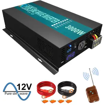 XYZ INVT Power Inverter 3000W 12V 24V DC AC 110v 120v 220V 230V Puhas Siinus Solar Inverter Koos puldiga