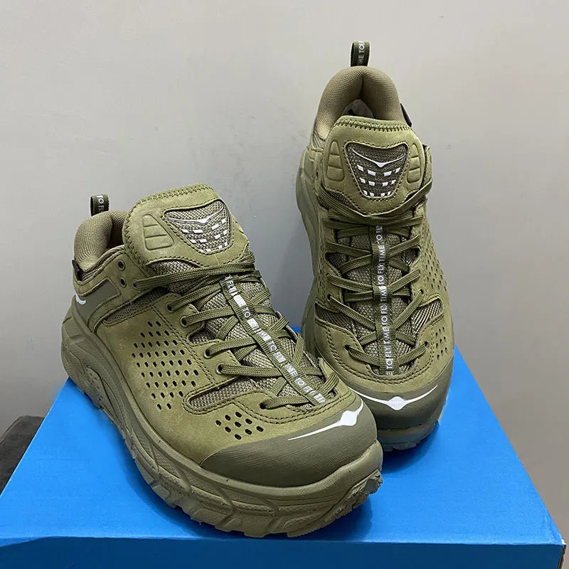 Meeste HK ULTRA LOW Ehtne nahk GTX hingav anti-slip matkamine matkamine, kingad mens väljas veekindel telkimine kingad