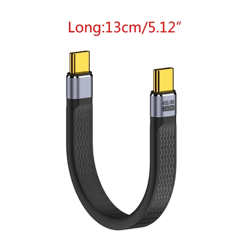Vastupidav Lühike USB-C-USB-Kaabel C Kiirem Laadimine & 8K Video-C Tüüpi Juhe