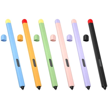 Kuus Värvi Disain Silikoonist Case For Samsung Galaxy Tab Pliiats Pliiats Kaitsev Ümbris Touch Stylus Pen Katta S Pen Anti Kriimustuste